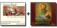 Bundle: Saint Paul: His Life, Faith and Legacy + Learning from Paul the Apostle - 14 CDs Total-0