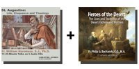 Bundle: St. Augustine: Life, Eloquence and Theology + Heroes of the Desert: Desert Fathers and Mothers - 12 CDs Total-0