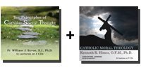 Bundle: 10 Principles of Catholic Social Thought + Catholic Moral Theology - 14 CDs Total-0