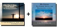 Video Bundle: What Does It Mean to Be Saved?: The Theology of Salvation + He Lives: The Passion, Death, and Resurrection of Jesus - 8 DVDs Total-0