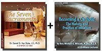 Audio/Video Bundle: The Seven Sacraments + Becoming a Catholic: The History and Practice of Initiation - 10 Disc Set-0