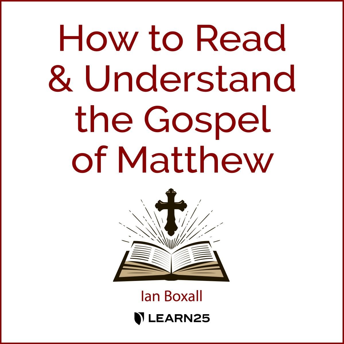 How To Read And Understand The Gospel Of Matthew LEARN25