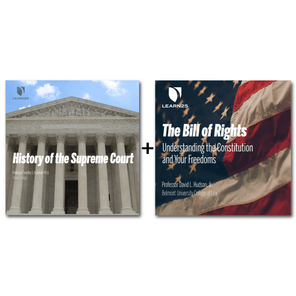 Audio Bundle: History of the Supreme Court + Freedom of Speech: Understanding the First Amendment - 12 CDs Total