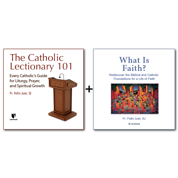 Bundle: The Catholic Lectionary: A Treasure for Liturgy and Prayer + Letting God's Spirit Shape All Our Actions: A Retreat with Luke's Gospel - 12 CDs Total