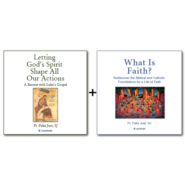 Audio Bundle: Letting God's Spirit Shape All Our Actions: A Retreat with Luke's Gospel + What Is Faith? Gift, Mystery, Life - 10 CDs Total